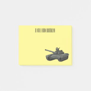 Tekenafbeelding cartoon post-it® notes