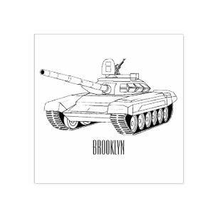 Tekenafbeelding cartoon rubberstempel