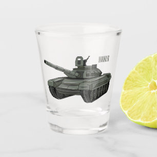 Tekenafbeelding cartoon shot glas