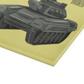 Tekenafbeelding cartoon snijplank (Hoek)