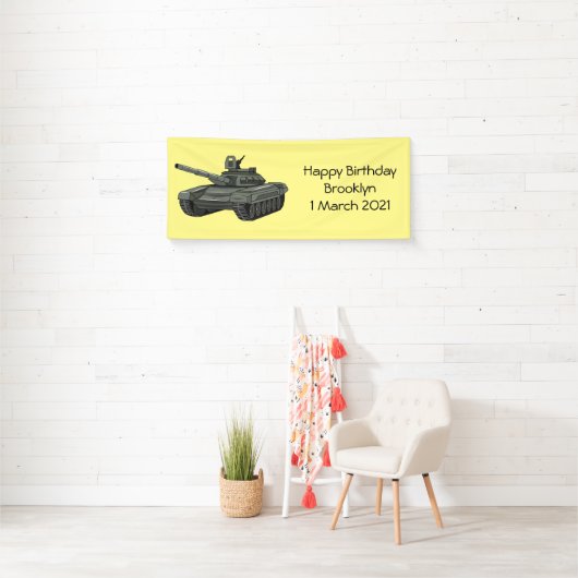 Tekenafbeelding cartoon spandoek (Insitu)