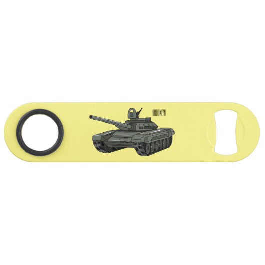 Tekenafbeelding cartoon speed flessenopener (Voorkant (Horizontaal))