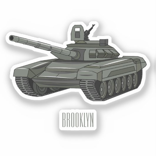 Tekenafbeelding cartoon sticker (Voorkant)