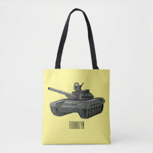 Tekenafbeelding cartoon tote bag