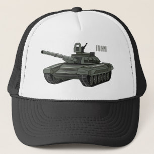 Tekenafbeelding cartoon trucker pet