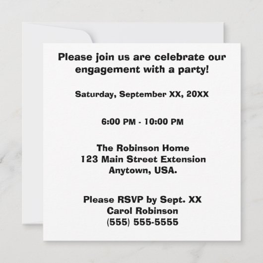 Tekenafbeelding in combinatie met partij bij het h kaart (Achterkant)