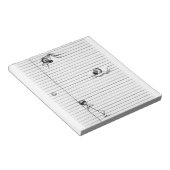 Tekenafbeelding van spionnen en spionage op lijnen notitieblok (Schuin)