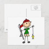 Tekenafbeelding Vist overhemden en cadeaus Briefkaart (Voorkant / Achterkant)