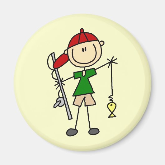 Tekenafbeelding Vist overhemden en cadeaus Magneet (Voorkant)