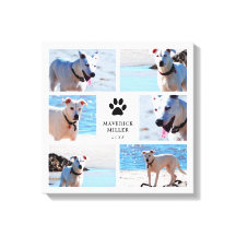 Tekenafdrukken - Dog Photo Collage