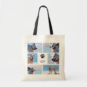 Tekenafdrukken - Dog Photo Collage Tote Bag (Voorkant)