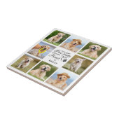 Tekenafdrukken op de foto van mijn hoofdfoto tegeltje (Zijkant)