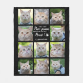 Tekenafdrukken op mijn aangepaste hoofdtelefooncen fleece deken (Voorkant)