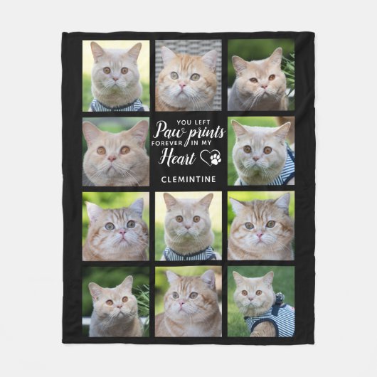 Tekenafdrukken op mijn aangepaste hoofdtelefooncen fleece deken (Voorkant)