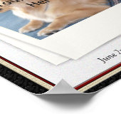 Tekenafdrukken op mijn hartstikke gedenkteken - ho poster (Hoek)