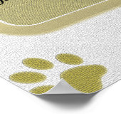 Tekenafdrukken op mijn hoofdpostcode poster (Hoek)