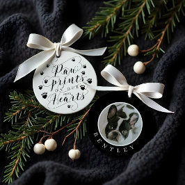 Tekenafdrukken op onze foto-memoriepagina van het  ornament