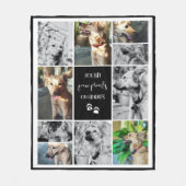 Tekenafdrukken op onze herinneringskoeling van het fleece deken (Voorkant)