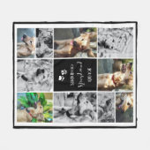 Tekenafdrukken op onze herinneringskoeling van het fleece deken (Voorkant (Horizontaal))