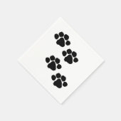 Tekenafdrukken voor Dierenvrienden Servet (Hoek)