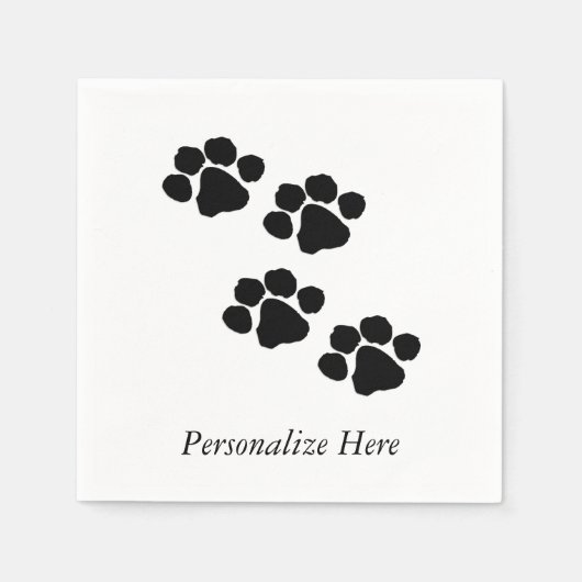 Tekenafdrukken voor Dierenvrienden Servetten (Voorkant)