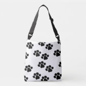 Tekenafdrukken voor eigenaars van huisdieren crossbody tas (Voorkant)