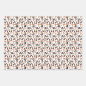 Tekenaflooppapierset van 3 inpakpapier vel (Voorkant 2)