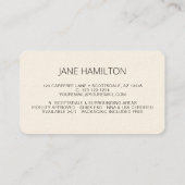 tekenagent voor notarisleningen visitekaartje (Achterkant)