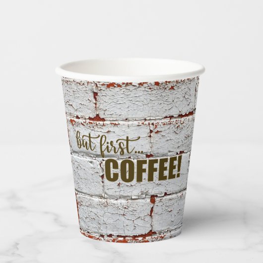 Tekenbak hout papieren bekers (Voorkant)