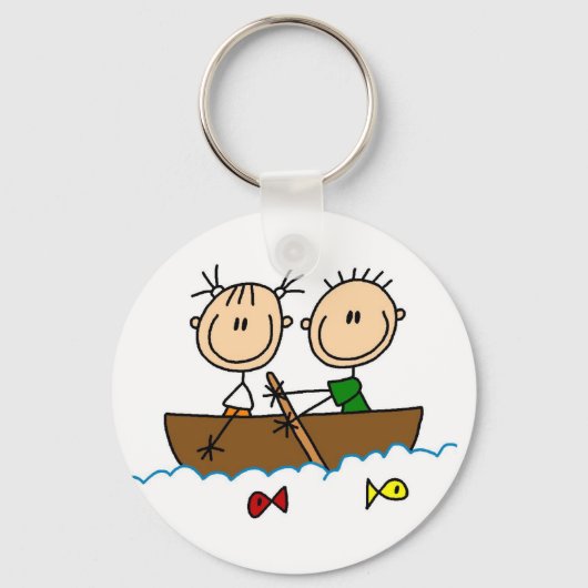 Tekenbalk Vist overhemden en cadeaus Sleutelhanger (Voorkant)