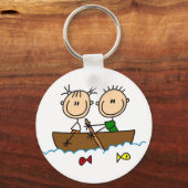 Tekenbalk Vist overhemden en cadeaus Sleutelhanger (Voorkant)