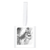 Tekenbalk voor Unicorn Ornament (Voorkant)