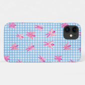 Tekenbewustzijn borstkanker roze lint vlinder Case-Mate iPhone case (Achterkant (horizontaal))