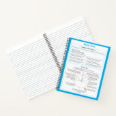 Tekenblad en notitieblok voor schrijvers notitieboek (Binnen)