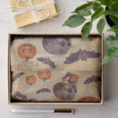 Tekenboek Halloween Paper Skulls Bats Tissuepapier (Geschenk)