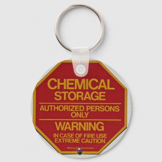 Tekenbord voor chemische opslag sleutelhanger (Voorkant)
