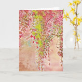 Tekenborstelstructuur Kunstnotitie Kaart (Gele Bloem)