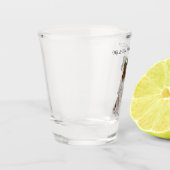 Tekenbruiloft Shot Glas (Links)