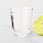 Tekenbruiloft Shot Glas (Rechts)