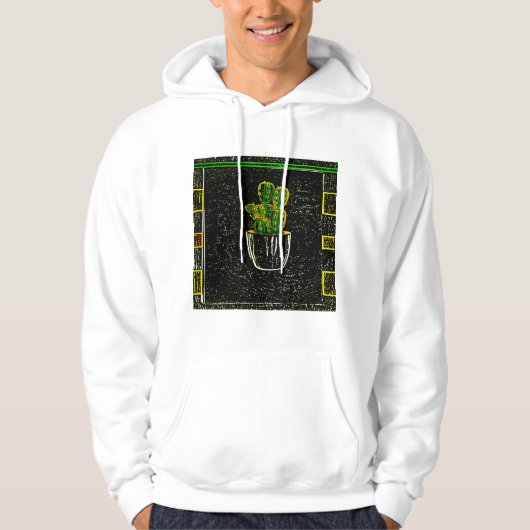 Tekencactus Hoodie (Voorkant)