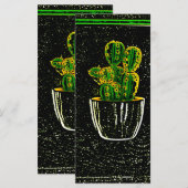 Tekencactus Menu (Voorkant / Achterkant)