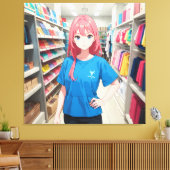 Tekencanvas Canvas Afdruk (Insitu (Woonkamer))