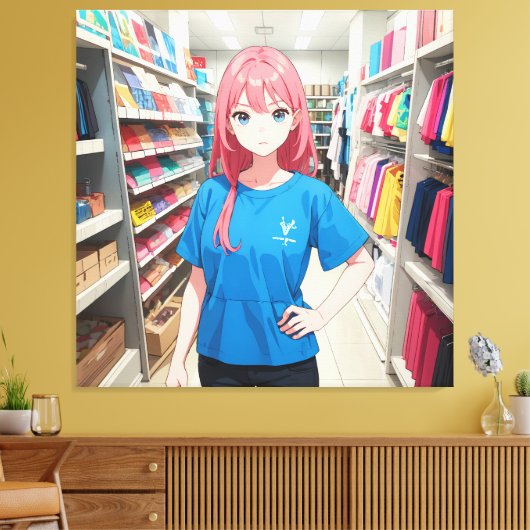 Tekencanvas Canvas Afdruk (Insitu (Woonkamer))