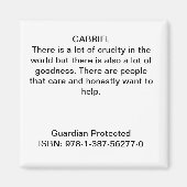 Tekencitaat van "Beschermde Bewaker" Magneet (Voorkant)