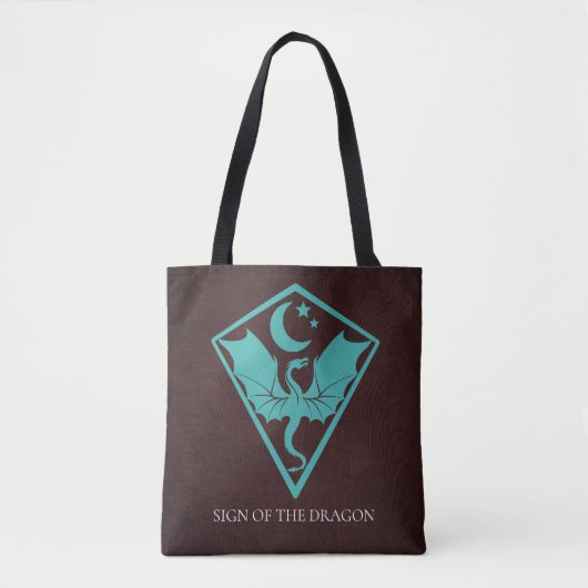 Tekencode met aangepaste tekst tote bag (Voorkant)