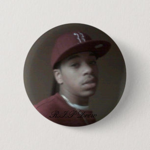 tekende silva, R.I.P Drew Ronde Button 5,7 Cm