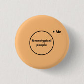 Tekendiagram niet standaard ronde button 3,2 cm (Voorkant)