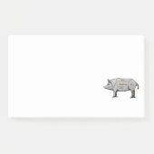 Tekendiagram van Butcher Post-it® Notes (Voorkant)