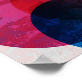 Tekendiagram van de weergedoken venn poster (Hoek)