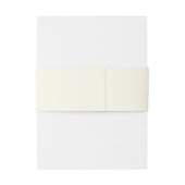 Tekenen bloemen ivoor romantische bruiloft uitnodigingen wikkel (Achterkant Voorbeeld)